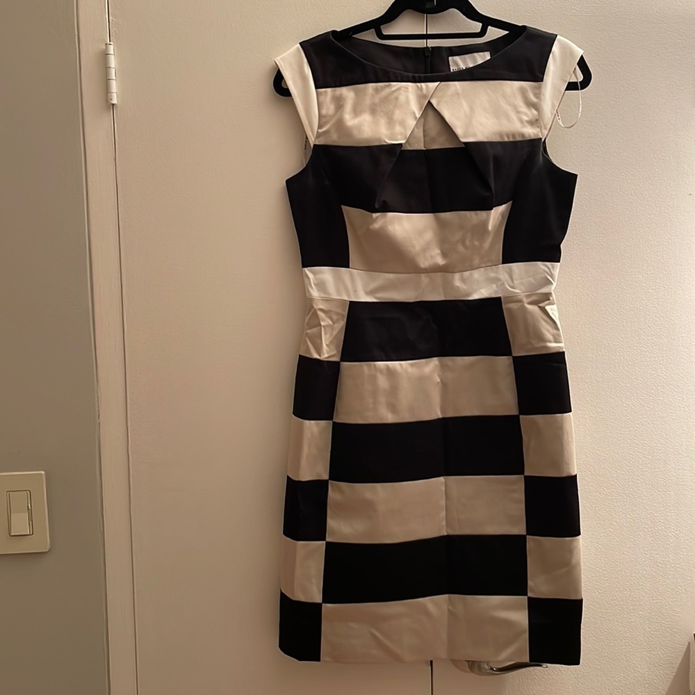Karen Millen striped cocktail dress